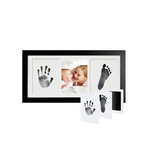 Hand prints Hand prints Picture frame to commemorate children babies newborn gift Baby hands and feet prints