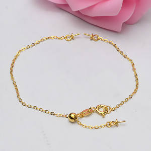 Pulsera de Perlas Dobles con Cadena Ajustable de Plata S925 con Ajustador Dorado para Mujer, Accesorios para Hacer Joyas con Perlas, Semi-Joyería - Product Image 4