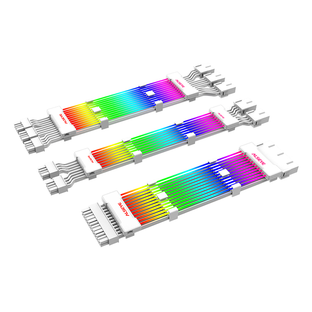 Suitable for 24pin /3*8pin/2*8pin Power Supply Line Support ARGB for Motherboard/Graphics Card Power Supply Cable