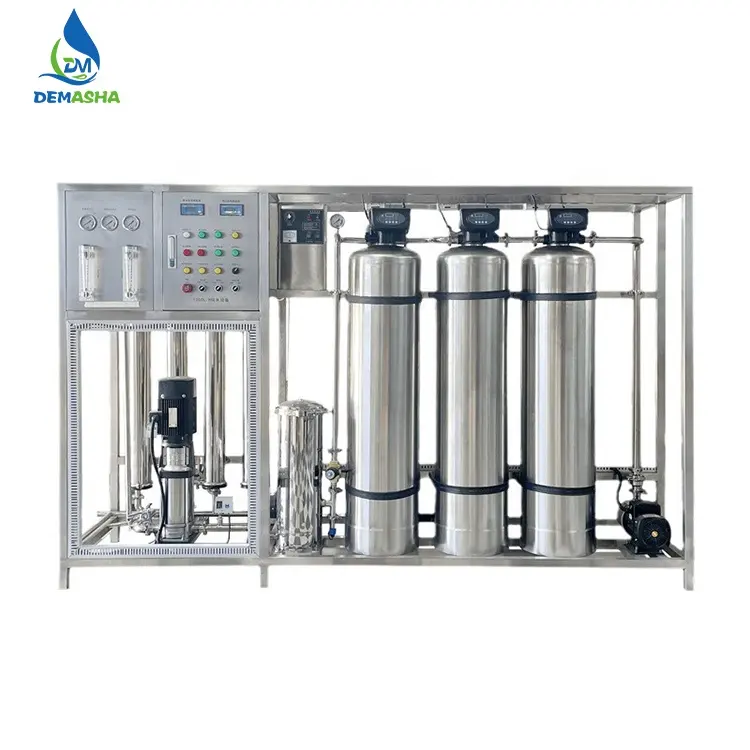 أنظمة تنقية المياه DMS 2T للأغراض الصناعية نظام مياه بمعادن تنقية نقية بمعادن التناضح العكسي