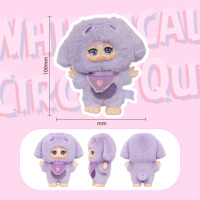 Jouets d'usine Miriat, vente en gros personnalisée, faible MOQ, matériaux PVC et peluche, certifiés CE, jouet mini blind box échelle 1/12 Circus Kiddos Squad