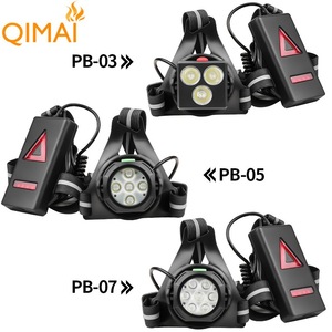 Nouvelle lampe de poitrine transfrontalière pour la course à pied avec 3 ampoules LED, rechargeable par USB, pour la course nocturne, lampe de cyclisme portable - Product Image 2