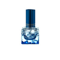 Flacon de parfum carré de 10 ml avec bouchon à vis, flacon échantillon, vaporisateur à fine brume, flacon en verre avec diffuseur à roseaux