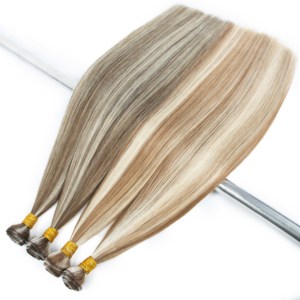 Extensioni per capelli umani Remy con cuticole allineate Honor Hair, <span class=keywords><strong>biondo</strong></span> <span class=keywords><strong>chiaro</strong></span> e balayage, con trama a macchina - Product Image 3