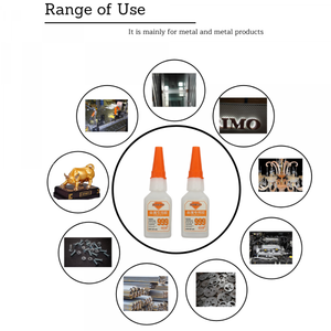 <span class=keywords><strong>999</strong></span> <span class=keywords><strong>Super</strong></span> Adesivo 20ML Cola Líquida Resistência a Alta Temperatura Cola Instantânea de Metal para Ferro Fundido Aço Cobre Folha Liga de Zinco - Product Image 2