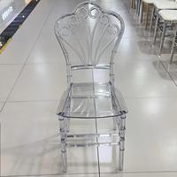 Chaises de banquet d'hôtel les moins chères, chaises Chiavari pour mariage, chaises de jardin pour fête, chaises de princesse en acrylique de luxe pour meubles de mariage