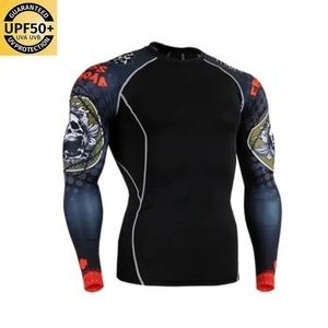 Sublimated Sun Protection Rashguards Design Your Own Custom Rash Guard Custom Long Sleeve <b>Shirt</b> Logo <b>Compression</b> <b>Shirt</b> - Product Image 6