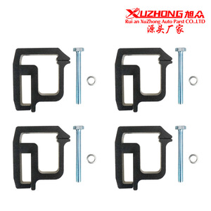 Abrazaderas de Montaje para Carrocería de Camioneta, de Aluminio Resistente, LBJ 1022, Negro/Plateado, para Chevrolet Silverado Sierra 1500 - Product Image 5