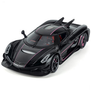 1:24 para <span class=keywords><strong>Koenigsegg</strong></span> Jesko, modelo de coche deportivo, adorno de aleación simulada, juguete de plástico, venta al por mayor, Dropshipping para tiendas físicas - Product Image 1