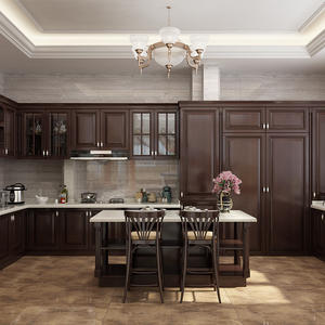 Meubles de cuisine écologiques prêts à poser, design italien personnalisé, en bois, à suspendre au mur, installation facile, ensemble de petits placards de cuisine - Product Image 5