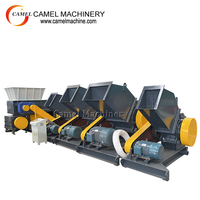 Broyeur de déchets plastiques SWP / Machine à broyer les tuyaux PVC HDPE PPR PP / Broyeur de profilés PVC et de panneaux de terrasse WPC