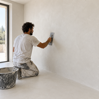 Enduit microciment intérieur décoratif en béton, finition murale et de sol sans joint, imperméable, pour salon, cuisine, salle de bain