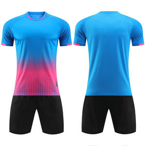 高品質クラブサッカーユニフォームセット、カスタム番号、名前、ロゴ入り、100％ポリエステル、デジタルプリントサッカーユニフォーム - Product Image 3