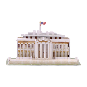 Kit <span class=keywords><strong>de</strong></span> bricolage, puzzles 3D, <span class=keywords><strong>Maison</strong></span> Blanche américaine, puzzles 3D, architecture mondiale célèbre, construction <span class=keywords><strong>de</strong></span> bâtiments, modèle 3D, jouet cadeau - Product Image 2