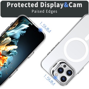 Étui de protection magnétique intégré pour iPhone 16 15 14 13 12 11 Pro Max Plus - Product Image 4