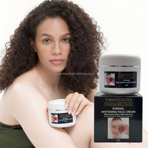 Crema Viso Quotidiana al Glutatione e Pomodoro per Schiarire le Macchie Scure, con Vitamina C, Illuminante, Idratante, Cosmetico per la Cura della Pelle - Product Image 3