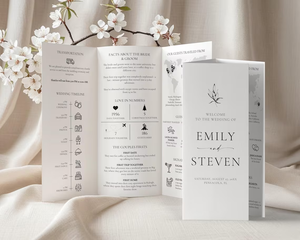 Precio directo de fábrica, folleto imprimible personalizado y folleto, plantilla de dientes triple, soluciones de folleto modernas minimalistas - Product Image 5