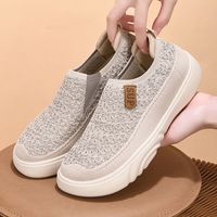Chaussures de course légères et respirantes pour femmes, avec semelle extérieure en PU flexible antidérapante, soutien de la voûte plantaire et confort amorti, pour une meilleure posture.