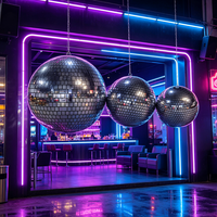 Heißer Verkauf Neues Design Disco-Spiegelkugel Nachtclub-Dekoration Spiegelkugel für Party KTV Nachtclub Hochzeit T-Bühne Show Bar