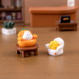 Mini Figuras de Animales: Gato, Cerdo, Conejo, para Sofá, Regalo de Cumpleaños, Boda, Aniversario, Escultura de Animales en Miniatura Kawaii, para Jardín de Hadas - Product Image 4