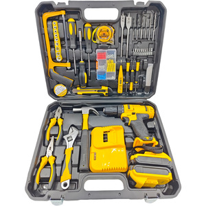 21V <strong>Lithium</strong> Electric <strong>Drill</strong> Set Screwdriver Set Impact <strong>Drill</strong> Multifunctional Cordless Power <strong>Drill</strong> Combo Kit Woodworking Tool Set - Product Image 1