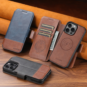 Étui de téléphone SUTENI pour <span class=keywords><strong>iPhone</strong></span> 17 Pro Max, coque magnétique à chargement sans fil, support portefeuille avec porte-cartes en similicuir, compatible 16 Plus 15 - Product Image 6