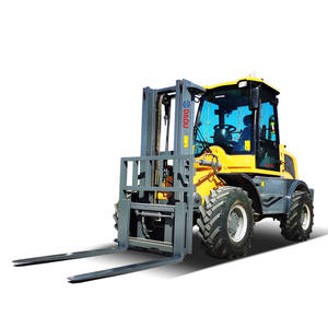 China Carretilla elevadora todoterreno 3 Ton 4 WD 4x4 Diesel Todo terreno áspero Carretilla elevadora Precio - Product Image 4