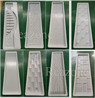 Moule en plastique ABS pour revêtement mural extérieur décoratif, imitation pierre, robuste et réutilisable, pour moulage de béton