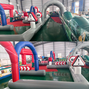 <span class=keywords><strong>Piste</strong></span> <span class=keywords><strong>de</strong></span> karting gonflable géante commerciale pour aire <span class=keywords><strong>de</strong></span> jeux, <span class=keywords><strong>piste</strong></span> <span class=keywords><strong>de</strong></span> course aérienne extérieure, <span class=keywords><strong>piste</strong></span> <span class=keywords><strong>de</strong></span> course <span class=keywords><strong>de</strong></span> karting gonflable pour voitures tamponneuses - Product Image 6