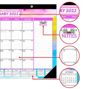 365 일 사용자 정의 벽 책상 패드 출현 달력 매일 할 일 목록 계획 일정 및 계획 및 구성을위한 메모