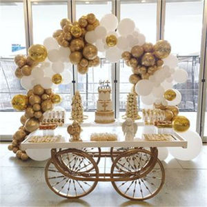 Wedding Decoration Stainless Steel Festival <b>Candy</b> <b>Cart</b> with Wheels for Wedding Party - Product Image 3