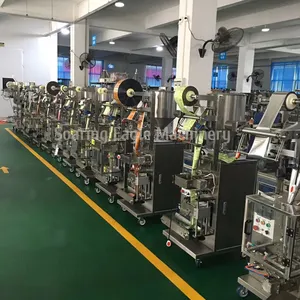 Mesin Pengemas Nasi Butir Pendek Otomatis Penuh Mesin Pengemas Nasi Butiran Vertikal Kemasan Besar dengan Timbangan Harga Pabrik Multihead