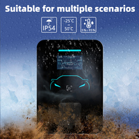 GDON 22kW AC Public Commercial Wall Mount EV Charging Station 3 Phase Untethered Fast Charger Type 2 avec RFID OCPP