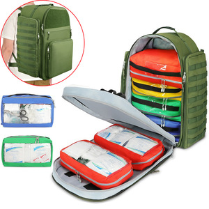 Bsci nhà máy Mochila khẩn cấp chấn thương Survival công cụ y tế túi Viện trợ đầu tiên Kit cho bác sĩ y tá tổ chức du lịch lưu trữ Ba lô - Product Image 3