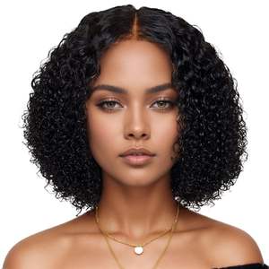 Anxin 공장 도매 화학 섬유 인기 깊은 컬 합성 가발 - Product Image 2