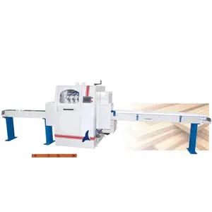 100m/min High Speed Semi Automatic Optimizing Rip Saw