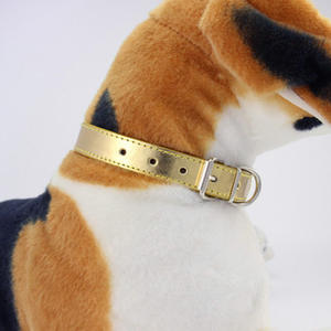 Holesale-<span class=keywords><strong>collar</strong></span> metálico para perros y gatos, color blanco, de cuero - Product Image 5