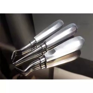 Elevadores Dentales Wanxiang Huachuang de Acero Inoxidable para Puntas de Ápice Radicular, Instrumentos Quirúrgicos Rectos y Curvos, Modelo Pequeño - Product Image 4