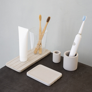 Bandeja de jabón ecológica antibacterias, accesorios de <span class=keywords><strong>baño</strong></span>, plato, soporte para cepillo de dientes, <span class=keywords><strong>juego</strong></span> de <span class=keywords><strong>baño</strong></span> - Product Image 2