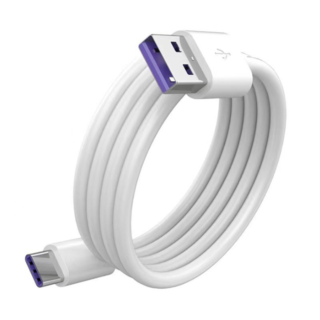 Wholesale 1m Extension Type-C Super Fast Charging Cable Android 5A Flash Charging Data Cable for Huawei Mobile Computers Printer