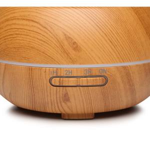 Diffuseur d'arômes à effet bois 300 ml, humidificateur électrique avec minuterie pour usage domestique - Product Image 4