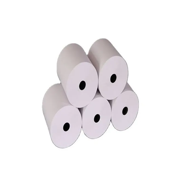 Hot Sale Pos Paper Roll Thermal 80x50 Front Desk Ticket Thermal Adhesive Paper Roll