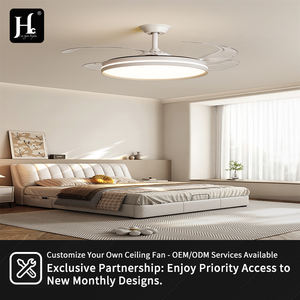 Lámpara de Techo LED Moderna con Ventilador y Motor DC Invisible, Control Remoto de 6 Velocidades para Dormitorio, Cocina, Sala de Estar, Comedor - Product Image 6