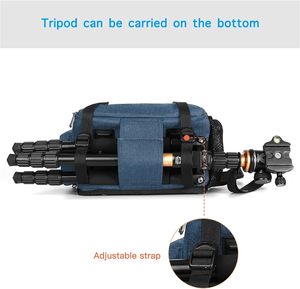 Paquete de hombro de eslinga portátil personalizado profesional para cámara de vídeo DSLR multifuncional impermeable senderismo bolsa de viaje con cremallera - Product Image 5