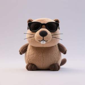 OEM/ODM カスタムドール　パーソナライズドクリスマスビーバー　ぬいぐるみオーナメント　ぬいぐるみ卸売 - Product Image 2