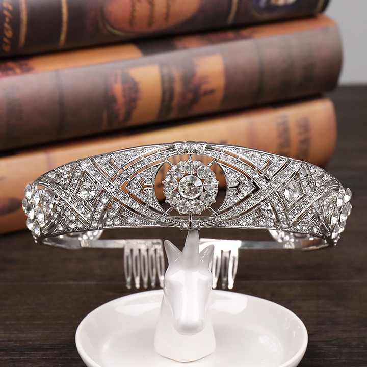 Set Corona E Fascia Compleanno Ragazza - Tiara Con Strass E Cintura Birthday Girl - Decorazioni Festa - Foto 2