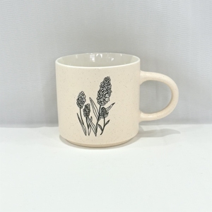 แก้วเซรามิกสโตนแวร์ลายการ์ตูนเส้นสีดำ พิมพ์โลโก้คุณภาพสูง ทนทาน เป็นมิตรกับสิ่งแวดล้อม ใช้กับเครื่องล้างจานและไมโครเวฟได้ - Product Image 6