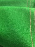 Tissu de billard en sergé de laine australienne et cachemire vert, personnalisé, de marque, très demandé