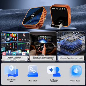 Nouvel adaptateur USB CarPlay sans fil 2-en-1 CP030-3 pour Land Rover avec affichage <span class=keywords><strong>YouTube</strong></span> et Android Auto - Product Image 4
