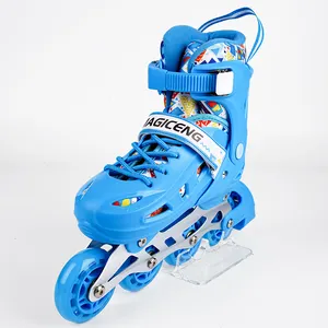 MAGICENG Sapatos de patins em linha para adultos em velocidade profissional piscando para adultos
